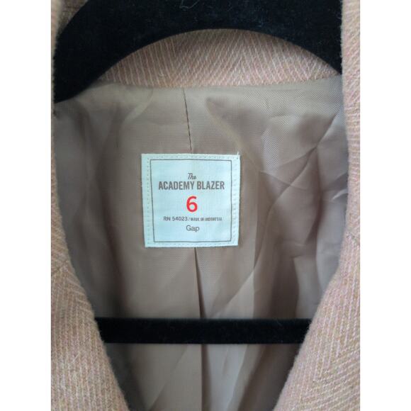 Gap Herringbone Academy Blazer - Size 6 - Excellent Condition - Picture 4 of 6